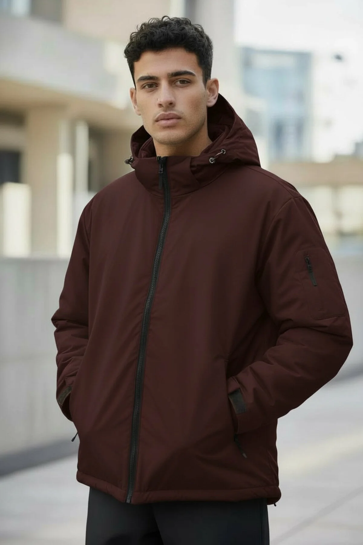 Erkek Mont - Dolgulu